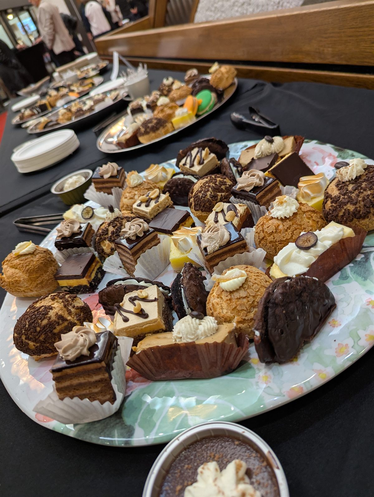 An assortment of small desserts for a gala or celebration